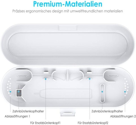 ETUI PODRÓŻNE NA SZCZOTECZKĘ ELEKTRYCZNĄ ORAL B 690/700 BIAŁE +TORBA ETUI PODRÓŻNE NA SZCZOTECZKĘ ELEKTRYCZNĄ ORAL B 690/700 BIAŁE +TORBA