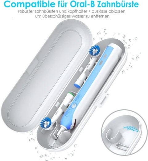 ETUI PODRÓŻNE NA SZCZOTECZKĘ ELEKTRYCZNĄ ORAL B 690/700 BIAŁE +TORBA ETUI PODRÓŻNE NA SZCZOTECZKĘ ELEKTRYCZNĄ ORAL B 690/700 BIAŁE +TORBA