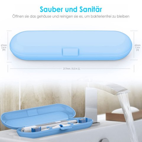 ETUI PODRÓŻNE NA SZCZOTECZKĘ ELEKTRYCZNĄ ORAL B PULSONIC NIEBIESKIE +TORBA ETUI PODRÓŻNE NA SZCZOTECZKĘ ELEKTRYCZNĄ ORAL B PULSONIC NIEBIESKIE +TORBA
