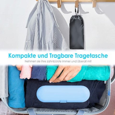 ETUI PODRÓŻNE NA SZCZOTECZKĘ ELEKTRYCZNĄ ORAL B PULSONIC NIEBIESKIE +TORBA ETUI PODRÓŻNE NA SZCZOTECZKĘ ELEKTRYCZNĄ ORAL B PULSONIC NIEBIESKIE +TORBA