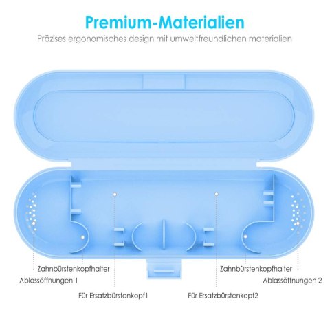 ETUI PODRÓŻNE NA SZCZOTECZKĘ ELEKTRYCZNĄ ORAL B PULSONIC NIEBIESKIE +TORBA ETUI PODRÓŻNE NA SZCZOTECZKĘ ELEKTRYCZNĄ ORAL B PULSONIC NIEBIESKIE +TORBA