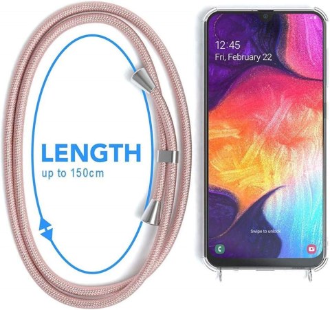 ETUI SILIKONOWE SAMSUNG GALAXY NOTE 20 PRZEZROCZYSTE +RÓŻOWA SMYCZ ETUI SILIKONOWE SAMSUNG GALAXY NOTE 20 PRZEZROCZYSTE +RÓŻOWA SMYCZ
