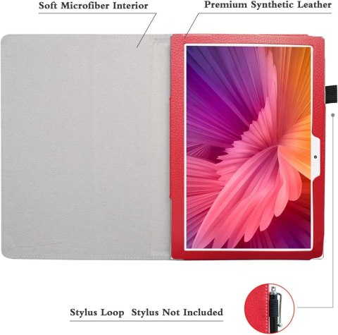 ETUI TABLET TECLAST M30 10,1 CALA CZERWONY EKOSKÓRA ETUI TABLET TECLAST M30 10,1 CALA CZERWONY EKOSKÓRA