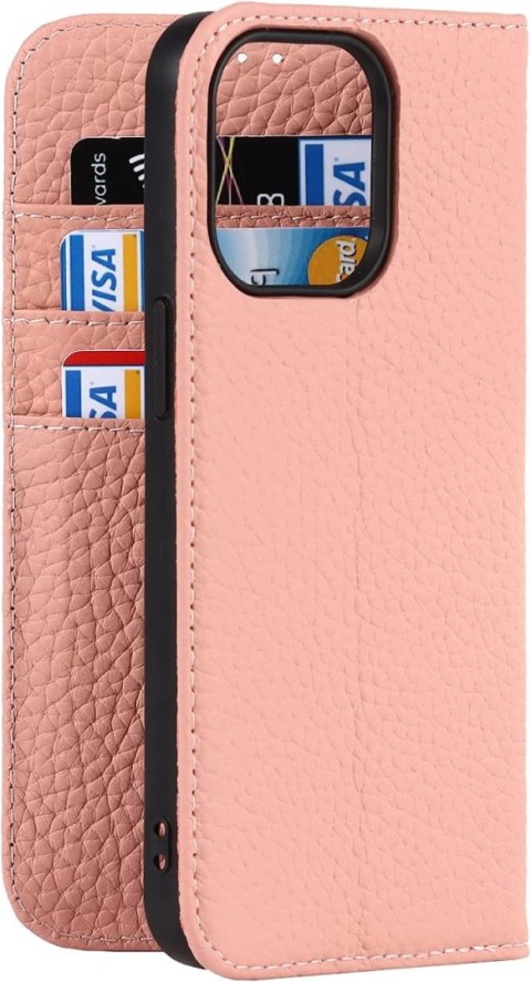 ETUI Z KLAPKĄ APPLE IPHONE 13 PRO RÓŻOWE EKOSKÓRA +MIEJSCE NA KARTY ETUI Z KLAPKĄ APPLE IPHONE 13 PRO RÓŻOWE EKOSKÓRA +MIEJSCE NA KARTY