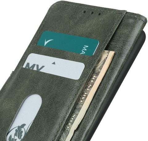 ETUI Z KLAPKĄ SAMSUNG GALAXY A72 5G EKOSKÓRA ZIELONE +OPASKA NA RĘKĘ ETUI Z KLAPKĄ SAMSUNG GALAXY A72 5G EKOSKÓRA ZIELONE +OPASKA NA RĘKĘ