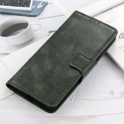 ETUI Z KLAPKĄ SAMSUNG GALAXY A72 5G EKOSKÓRA ZIELONE +OPASKA NA RĘKĘ ETUI Z KLAPKĄ SAMSUNG GALAXY A72 5G EKOSKÓRA ZIELONE +OPASKA NA RĘKĘ
