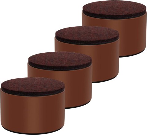 PODSTAWKI DO ŁÓŻEK MEBLI NÓŻKI BRĄZOWE 5CM PODSTAWKI DO ŁÓŻEK MEBLI NÓŻKI BRĄZOWE 5CM