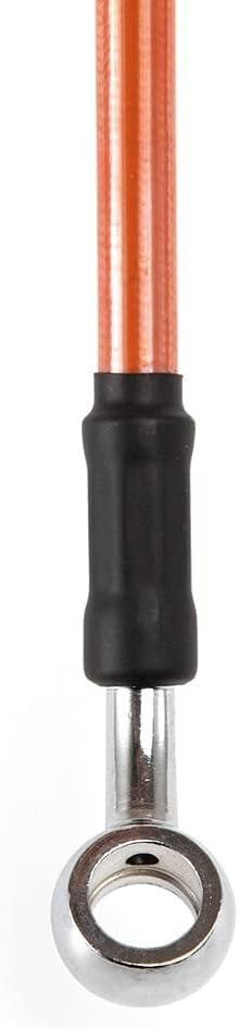 PRZEWÓD HAMULCOWY DO MOTOCYKLA KRÓTKI ELASTYCZNY POMARAŃCZOWY 63CM DŁUGOŚCI PRZEWÓD HAMULCOWY DO MOTOCYKLA KRÓTKI ELASTYCZNY POMARAŃCZOWY 63CM DŁUGOŚCI