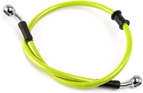 PRZEWÓD HAMULCOWY DO MOTOCYKLA KRÓTKI ELASTYCZNY ZIELONY 63CM DŁUGOŚCI PRZEWÓD HAMULCOWY DO MOTOCYKLA KRÓTKI ELASTYCZNY ZIELONY 63CM DŁUGOŚCI