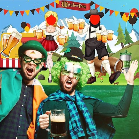 TŁO FOTOGRAFICZNE DEKORACJA OKTOBERFEST FESTIWAL PIWA IMPREZA 180x110CM TŁO FOTOGRAFICZNE DEKORACJA OKTOBERFEST FESTIWAL PIWA IMPREZA 180x110CM