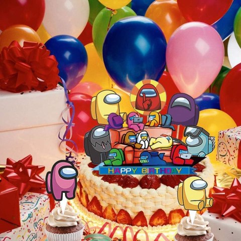 ZESTAW DEKORACJI URODZINY TOPPERY GIRNALDA HAPPY BIRTHDAY KOLOROWE 24+1 ZESTAW DEKORACJI URODZINY TOPPERY GIRNALDA HAPPY BIRTHDAY KOLOROWE 24+1