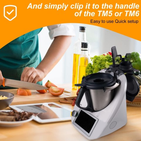 2X UCHWYT DO THERMOMIX TM6 TM5 WIELOFUNKCYJNY ORGANIZER NA 5 AKCESORIÓW 2X UCHWYT DO THERMOMIX TM6 TM5 WIELOFUNKCYJNY ORGANIZER NA 5 AKCESORIÓW
