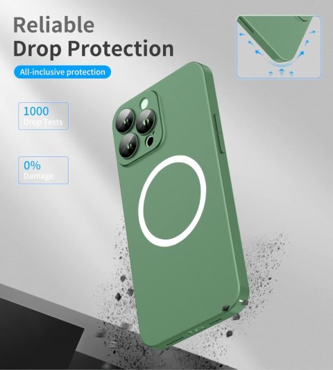 ETUI APPLE IPHONE 13 PRO MAX PLASTIKOWE ZIELONE MAGSAFE ETUI APPLE IPHONE 13 PRO MAX PLASTIKOWE ZIELONE MAGSAFE