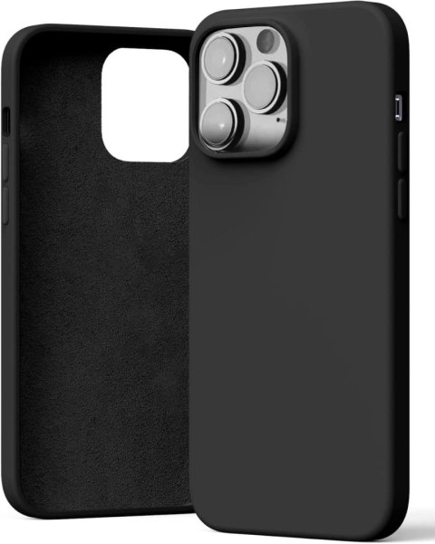 ETUI APPLE IPHONE 14 PRO MAX SILIKONOWE CZARNE ETUI APPLE IPHONE 14 PRO MAX SILIKONOWE CZARNE