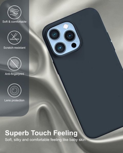 ETUI APPLE IPHONE 14 PRO MAX SILIKONOWE GRANATOWE ETUI APPLE IPHONE 14 PRO MAX SILIKONOWE GRANATOWE