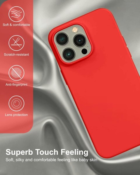 ETUI APPLE IPHONE 14 PRO SILIKONOWE CZERWONE ETUI APPLE IPHONE 14 PRO SILIKONOWE CZERWONE