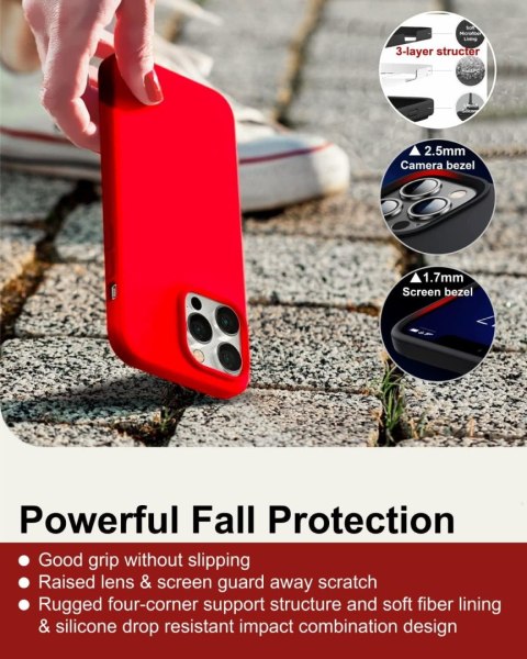 ETUI APPLE IPHONE 14 PRO SILIKONOWE CZERWONE ETUI APPLE IPHONE 14 PRO SILIKONOWE CZERWONE