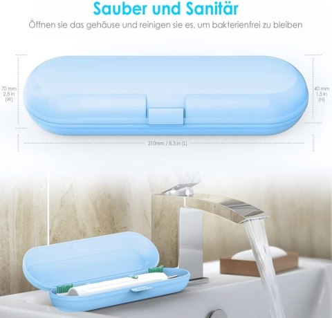 ETUI PODRÓŻNE NA SZCZOTECZKĘ ELEKTRYCZNĄ PHILIPS SONICARE NIEBIESKIE +TORBA ETUI PODRÓŻNE NA SZCZOTECZKĘ ELEKTRYCZNĄ PHILIPS SONICARE NIEBIESKIE +TORBA