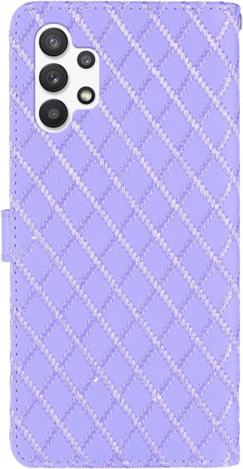 ETUI SAMSUNG GALAXY A32 5G Z KLAPKĄ ZAMYKANE FIOLETOWE MIŚ ETUI SAMSUNG GALAXY A32 5G Z KLAPKĄ ZAMYKANE FIOLETOWE MIŚ