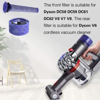 FILTR WSTĘPNY DO ODKURZACZA DYSON V6 V7 V8 DY-966912-03 +KOŃCOWY HEPA