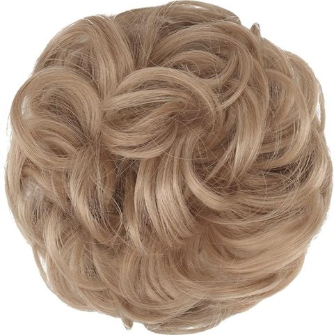 GUMKA DO WŁOSÓW Z WŁOSAMI TRESKA MESSY BUN DOCZEPIANY KOK CIEPŁY BLOND GUMKA DO WŁOSÓW Z WŁOSAMI TRESKA MESSY BUN DOCZEPIANY KOK CIEPŁY BLOND