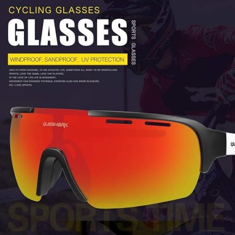 OKULARY ROWEROWE MTB SPOLARYZOWANE 3X LUSTRZANE SOCZEWKI HD OKULARY ROWEROWE MTB SPOLARYZOWANE 3X LUSTRZANE SOCZEWKI HD