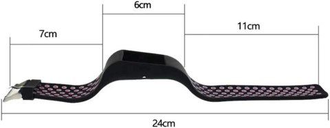 PASEK DO ZEGARKA FITBIT SURGE CZARNO-RÓŻOWY ZESTAW DO WYMIANY PASEK DO ZEGARKA FITBIT SURGE CZARNO-RÓŻOWY ZESTAW DO WYMIANY