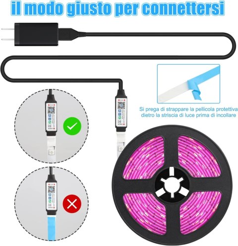 TAŚMA LED STEROWANA TELEFONEM USB DEKORACJA IMPREZA KOLOROWA 5M 150LED TAŚMA LED STEROWANA TELEFONEM USB DEKORACJA IMPREZA KOLOROWA 5M 150LED