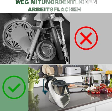 UCHWYT DO THERMOMIX TM6 TM5 WIELOFUNKCYJNY ORGANIZER NA 6 AKCESORIÓW UCHWYT DO THERMOMIX TM6 TM5 WIELOFUNKCYJNY ORGANIZER NA 6 AKCESORIÓW