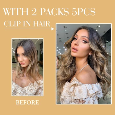 WŁOSY DOCZEPIANE CLIP IN NATURALNE PRZEDŁUŻANIE BLOND 40CM 80G 5SZT WŁOSY DOCZEPIANE CLIP IN NATURALNE PRZEDŁUŻANIE BLOND 40CM 80G 5SZT