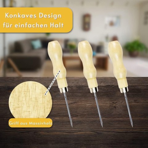 ZESTAW DO FILCOWANIA DLA DZIECI RĘKODZIEŁO DIY 3x 25x20cm +3 igły ZESTAW DO FILCOWANIA DLA DZIECI RĘKODZIEŁO DIY 3x 25x20cm +3 igły