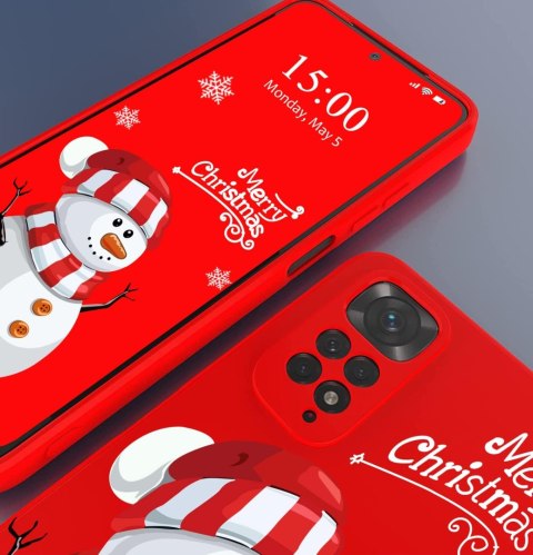 2+2X SZKŁO CZERWONE ETUI XIAOMI POCO X4 PRO 5G BAŁWANEK ŚWIĘTA 2+2X SZKŁO CZERWONE ETUI XIAOMI POCO X4 PRO 5G BAŁWANEK ŚWIĘTA