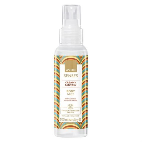 AVON MGIEŁKA DO CIAŁA CREAMY FANTASY KARMEL MIGDAŁY WANILIA 100ML AVON MGIEŁKA DO CIAŁA CREAMY FANTASY KARMEL MIGDAŁY WANILIA 100ML