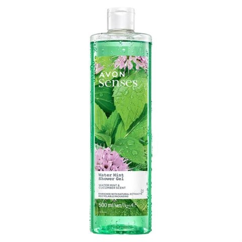AVON ŻEL POD PRYSZNIC WATER MINT MIĘTA WODNA OGÓREK 500ML AVON ŻEL POD PRYSZNIC WATER MINT MIĘTA WODNA OGÓREK 500ML