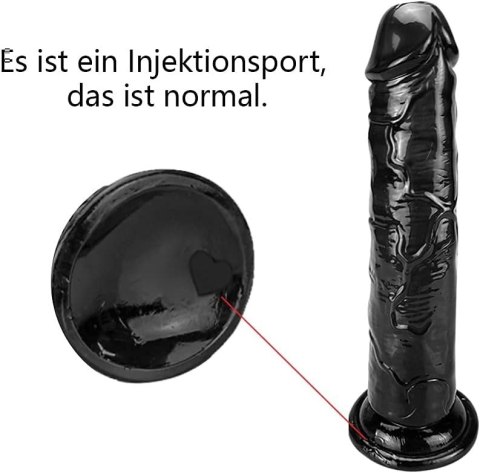 CZARNE REALISTYCZNE DILDO UMANIA DLA KOBIET PENIS Z PRZYSSAWKĄ 20CM CZARNE REALISTYCZNE DILDO UMANIA DLA KOBIET PENIS Z PRZYSSAWKĄ 20CM