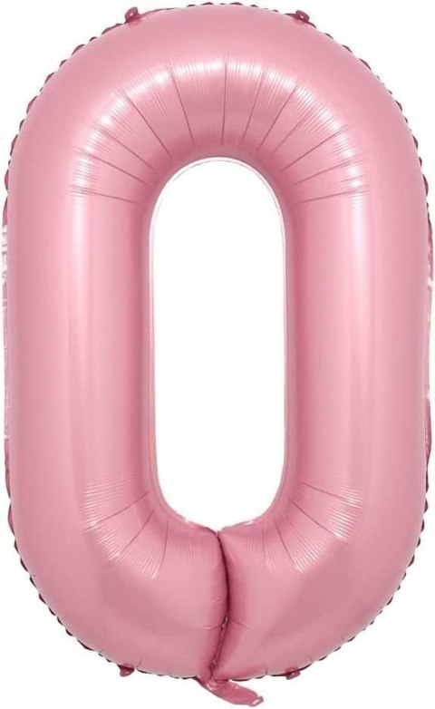 DEKORACJA URODZINOWA BALON CYFRA 0 RÓŻOWY DUŻY FOLIOWY HEL POWIETRZE 40CM DEKORACJA URODZINOWA BALON CYFRA 0 RÓŻOWY DUŻY FOLIOWY HEL POWIETRZE 40CM