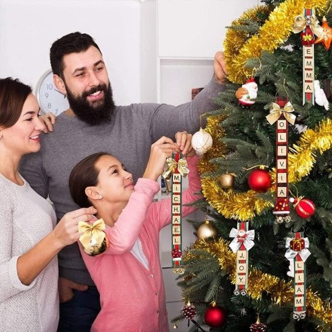 DREWNIANY ZESTAW ŚWIĄTECZNY OZDOBY NA CHOINKĘ DO SAMODZIELNEGO MONTAŻU DREWNIANY ZESTAW ŚWIĄTECZNY OZDOBY NA CHOINKĘ DO SAMODZIELNEGO MONTAŻU