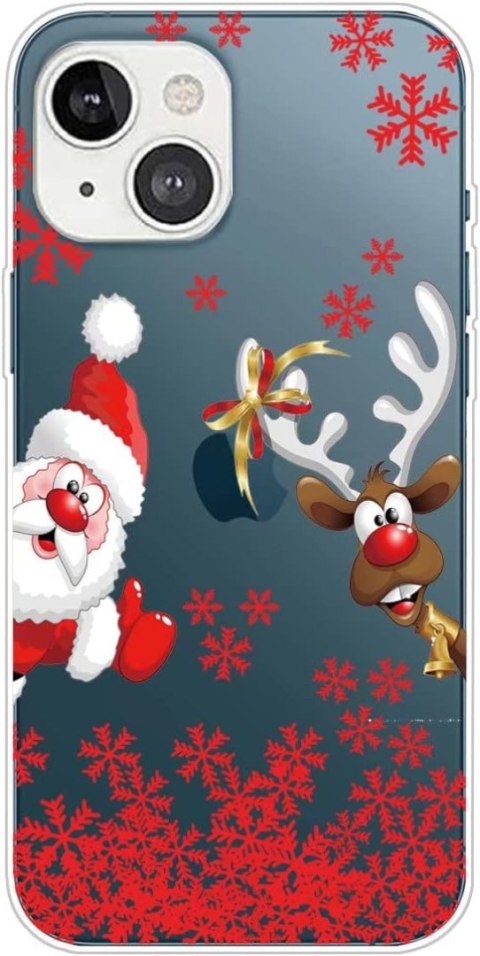 ETUI APPLE IPHONE 13 PRO PRZEZROCZYSTY ŚWIĄTECZNY MIKOŁAJ RENIFER ETUI APPLE IPHONE 13 PRO PRZEZROCZYSTY ŚWIĄTECZNY MIKOŁAJ RENIFER