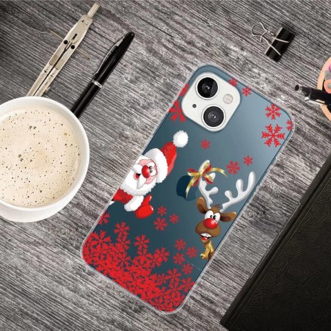 ETUI APPLE IPHONE 13 PRO PRZEZROCZYSTY ŚWIĄTECZNY MIKOŁAJ RENIFER ETUI APPLE IPHONE 13 PRO PRZEZROCZYSTY ŚWIĄTECZNY MIKOŁAJ RENIFER