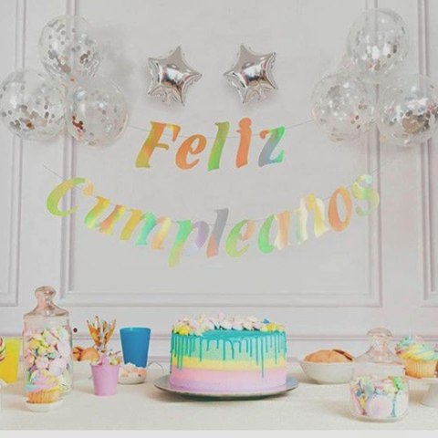 GIRLANDA URODZINY FELIZ CUMPLEAÑOS HISZPAŃSKI ZŁOTA ODBLASK BALONY SREBRNE GIRLANDA URODZINY FELIZ CUMPLEAÑOS HISZPAŃSKI ZŁOTA ODBLASK BALONY SREBRNE