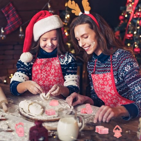 PLASTIKOWE FOREMKI DO CIASTEK 6SZT BOŻE NARODZENIE ŚWIĄTECZNE PLASTIKOWE FOREMKI DO CIASTEK 6SZT BOŻE NARODZENIE ŚWIĄTECZNE