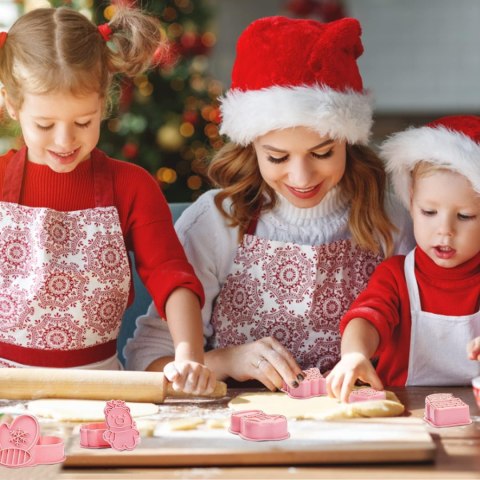 PLASTIKOWE FOREMKI DO CIASTEK 6SZT BOŻE NARODZENIE ŚWIĄTECZNE PLASTIKOWE FOREMKI DO CIASTEK 6SZT BOŻE NARODZENIE ŚWIĄTECZNE