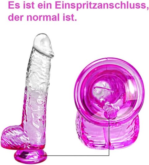 REALISTYCZNE DILDO UMANIA PRZEŹROCZYSTO RÓŻOWE PENIS TPE 21CM REALISTYCZNE DILDO UMANIA PRZEŹROCZYSTO RÓŻOWE PENIS TPE 21CM