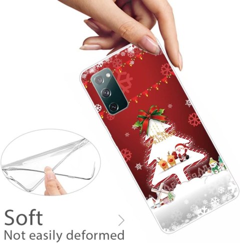 SZKŁO + CZERWONE ETUI SAMSUNG GALAXY S20 FE PLECKI CHOINKA SZKŁO + CZERWONE ETUI SAMSUNG GALAXY S20 FE PLECKI CHOINKA