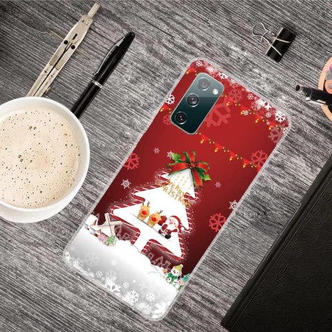 SZKŁO + CZERWONE ETUI SAMSUNG GALAXY S20 FE PLECKI CHOINKA SZKŁO + CZERWONE ETUI SAMSUNG GALAXY S20 FE PLECKI CHOINKA