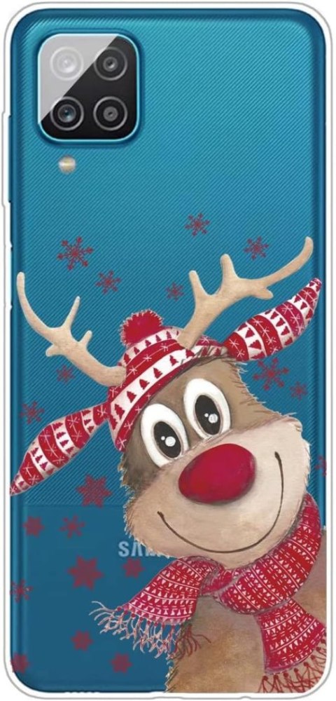 SZKŁO ETUI SAMSUNG GALAXY A12 5G PRZEZROCZYSTY ŚWIĄTECZNY RENIFER SZKŁO ETUI SAMSUNG GALAXY A12 5G PRZEZROCZYSTY ŚWIĄTECZNY RENIFER