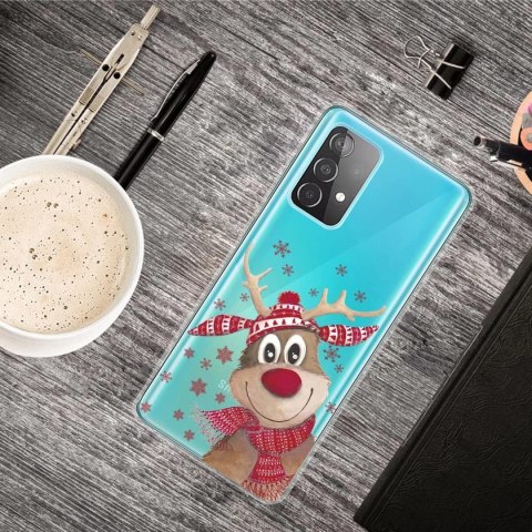 SZKŁO ETUI SAMSUNG GALAXY A32 5G PRZEZROCZYSTY RENIFER ŚWIĘTA SZKŁO ETUI SAMSUNG GALAXY A32 5G PRZEZROCZYSTY RENIFER ŚWIĘTA