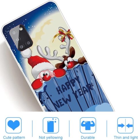 SZKŁO ETUI SAMSUNG GALAXY A71 4G MIKOŁAJ HAPPY NEW YEAR SZKŁO ETUI SAMSUNG GALAXY A71 4G MIKOŁAJ HAPPY NEW YEAR