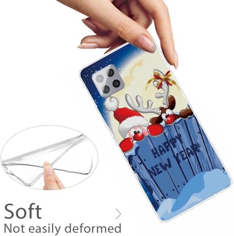 SZKŁO HARTOWANE ETUI BEZBARWNE SAMSUNG GALAXY A42 5G HAPPY NEW YEAR SZKŁO HARTOWANE ETUI BEZBARWNE SAMSUNG GALAXY A42 5G HAPPY NEW YEAR