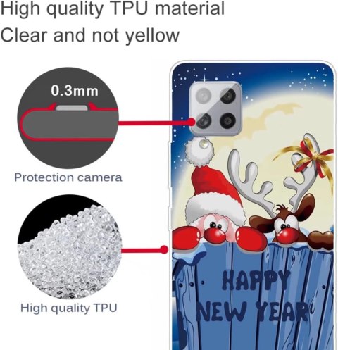 SZKŁO HARTOWANE ETUI BEZBARWNE SAMSUNG GALAXY A42 5G HAPPY NEW YEAR SZKŁO HARTOWANE ETUI BEZBARWNE SAMSUNG GALAXY A42 5G HAPPY NEW YEAR